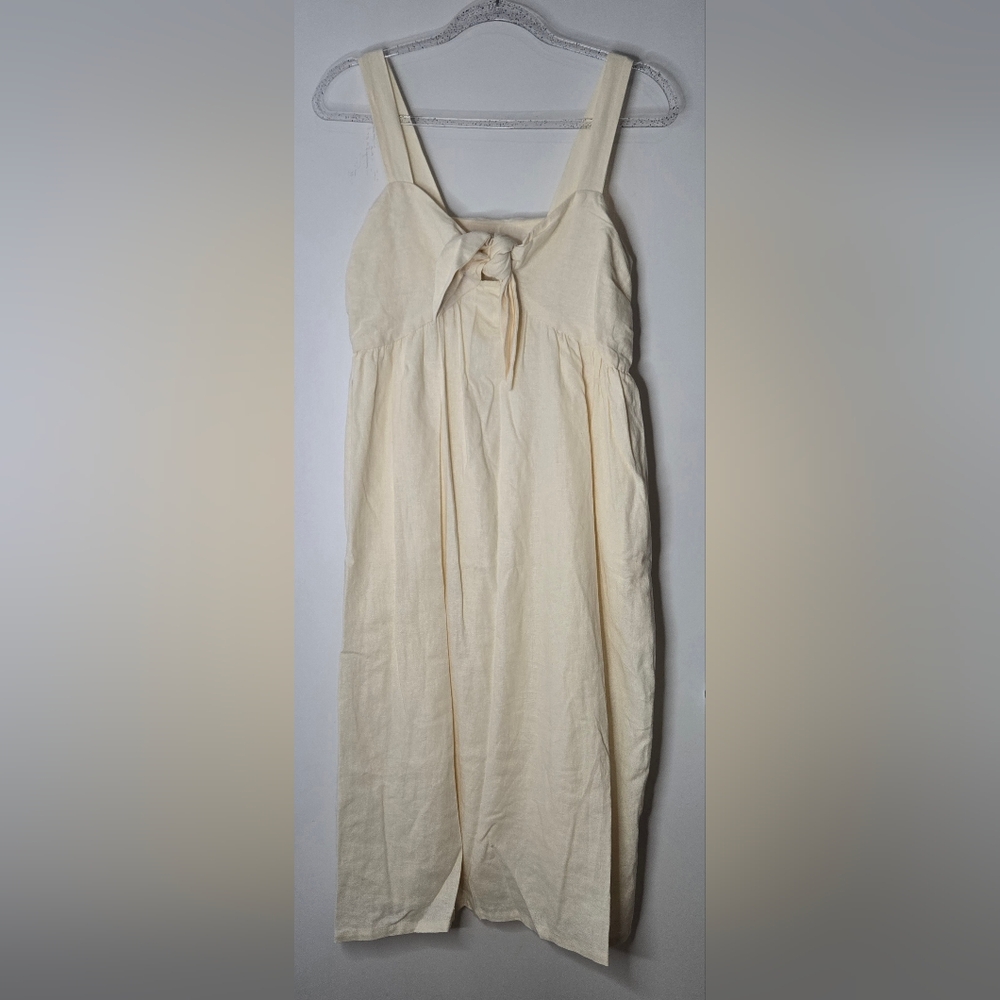 Who What Wear Ivory Strapless Dress